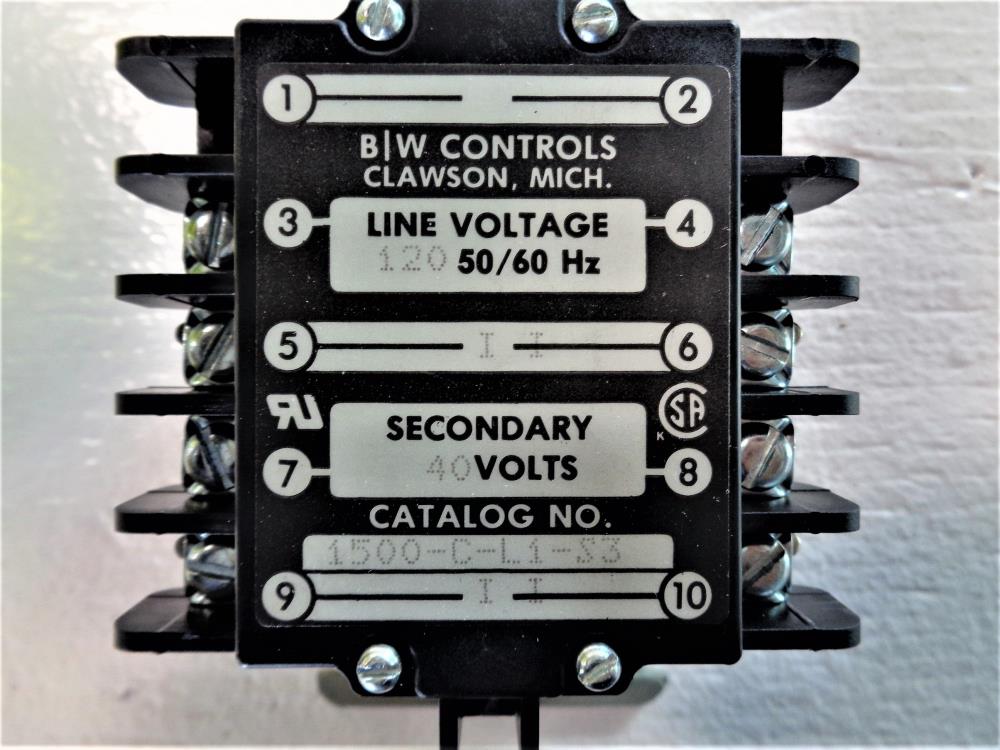 BW Controls Liquid Level Control 1500-C-L1-S3